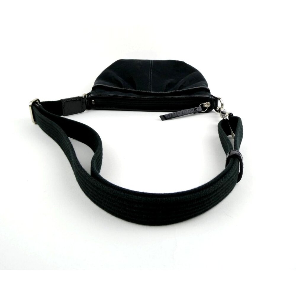 Coach Black Signature Fabric Crossbody Bag - Picture 7 of 13